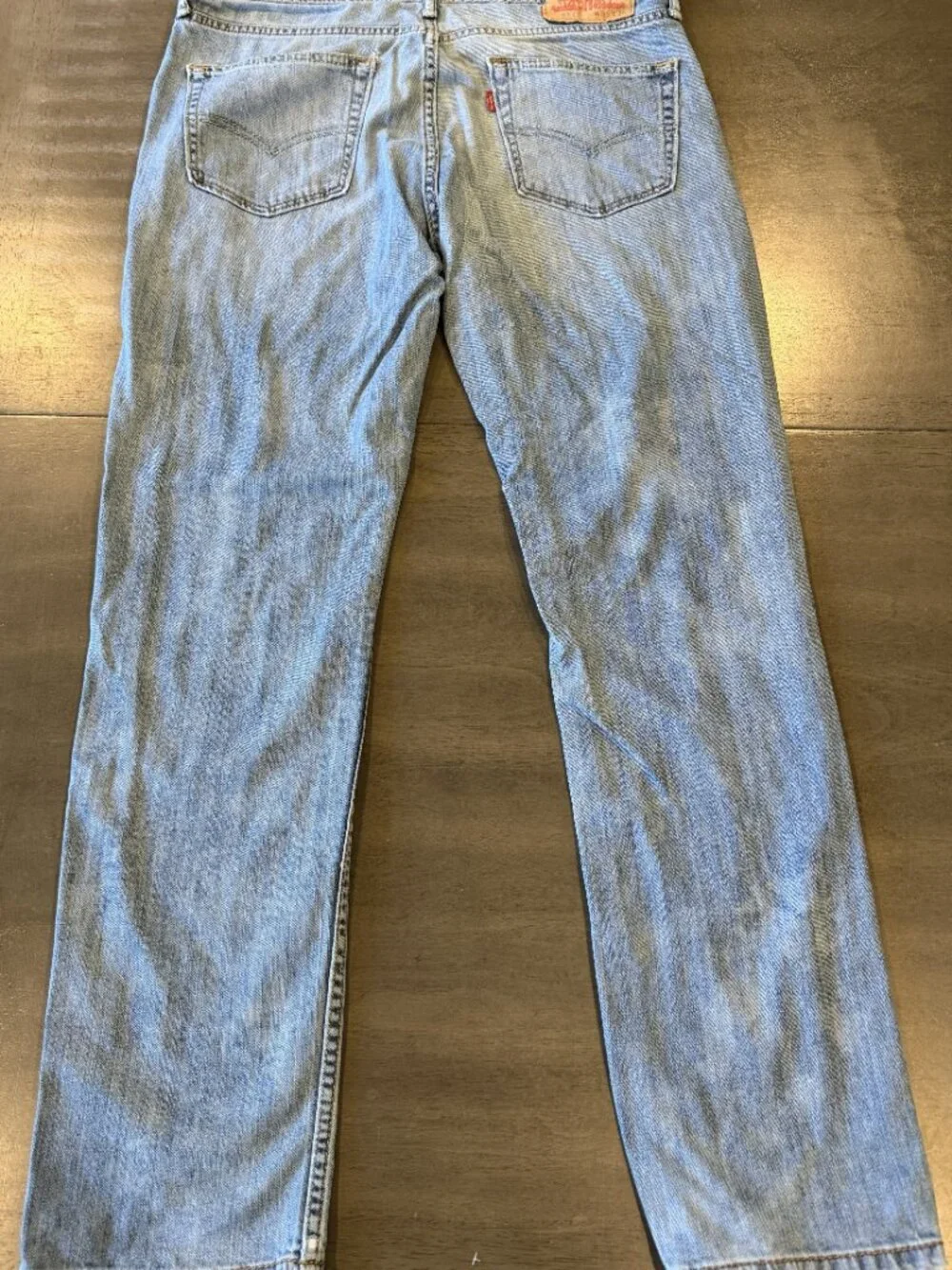 Levi’s 511 Slim Men’s Jeans W33 L30 Light Wash Denim Distressed AS IS